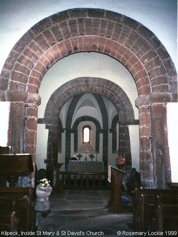 Recent Photograph of Inside SS Mary & David's Church (Kilpeck)