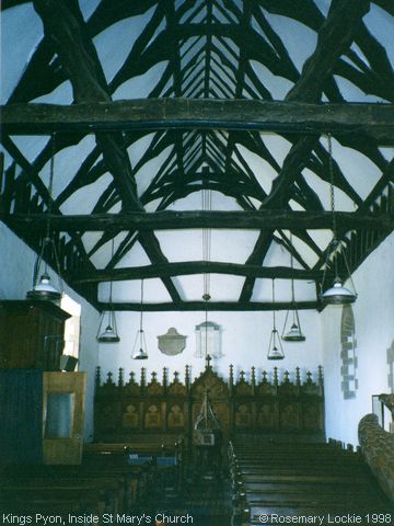 Recent Photograph of Inside St Mary's Church (Kings Pyon)