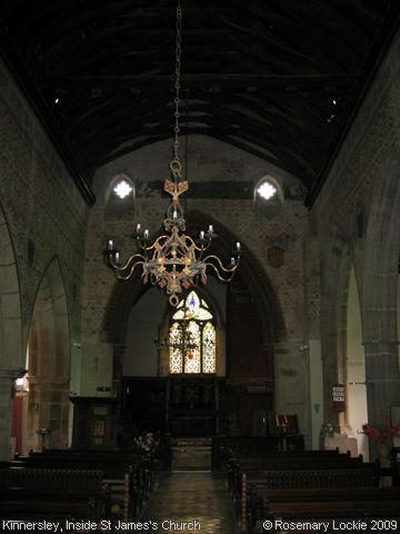 Recent Photograph of Inside St James's Church (Kinnersley)