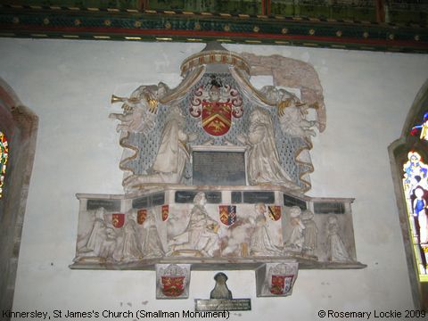 Recent Photograph of St James's Church (Smallman Monument) (Kinnersley)