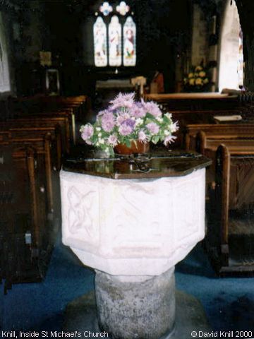 Recent Photograph of Inside St Michael's Church (Knill)