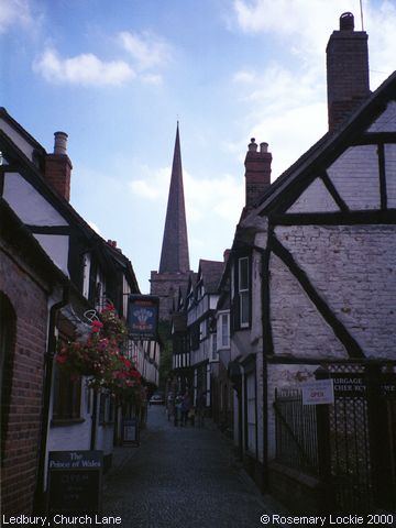 Recent Photograph of Church Lane (Ledbury)
