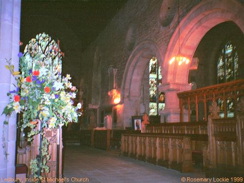 Recent Photograph of Inside St Michael & All Angels Church (Ledbury)