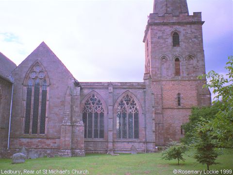 Recent Photograph of Rear of St Michael & All Angels Church (Ledbury)