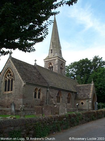 Recent Photograph of St Andrew's Church (Moreton on Lugg)