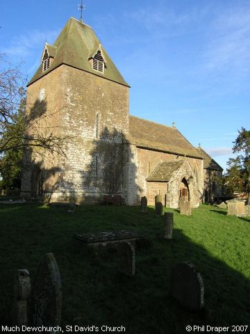Recent Photograph of St David's Church (Much Dewchurch)