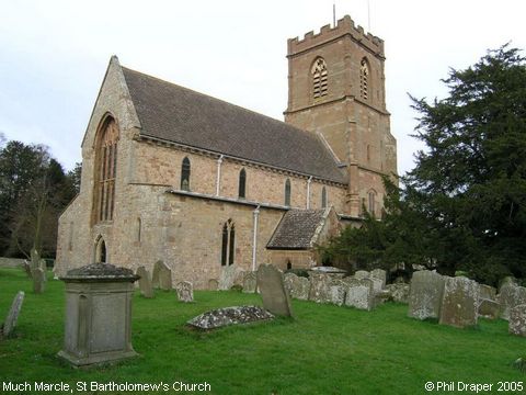 Recent Photograph of St Bartholomew's Church (Much Marcle)