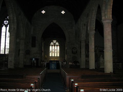 Recent Photograph of Inside St Mary the Virgin's Church (Ross)