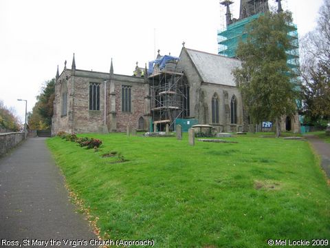 Recent Photograph of St Mary the Virgin's Church (Approach) (Ross)