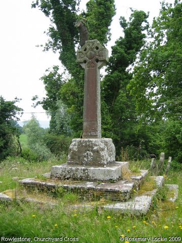 Recent Photograph of Churchyard Cross (Rowlestone)