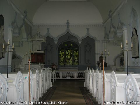 Recent Photograph of Inside St John the Evangelist's Church (Shobdon)