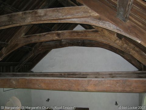 Recent Photograph of St Margaret's Church (Roof Timbers) (St Margarets)