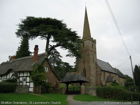 Recent Photograph of St Lawrence's Church (Stretton Grandison)