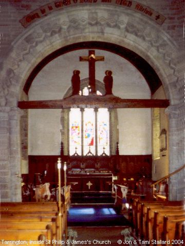 Recent Photograph of Inside St Philip & St James's Church (Tarrington)