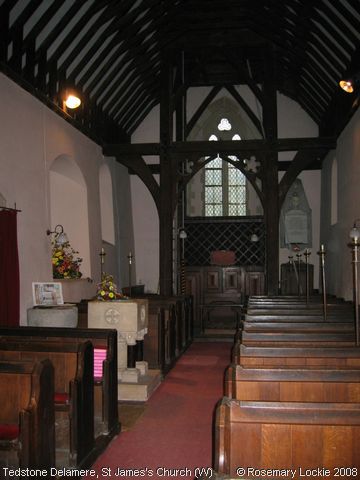 Recent Photograph of Inside St James's Church (W) (Tedstone Delamere)