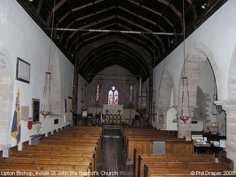 Recent Photograph of Inside St John the Baptist's Church (Upton Bishop)