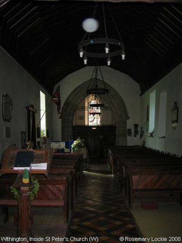 Recent Photograph of Inside St Peter's Church (W) (Withington)