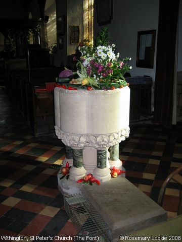 Recent Photograph of St Peter's Church (The Font) (Withington)