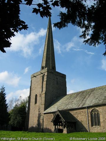 Recent Photograph of St Peter's Church (Tower) (Withington)