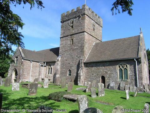 Recent Photograph of St Thomas à Becket's Church (Shirenewton / Drenewydd Gelli Farch)