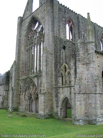Recent Photograph of The Abbey (West Front) (Tintern Abbey / Chapel Hill)