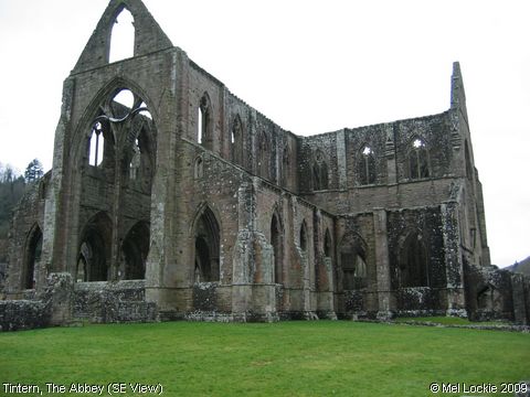 Recent Photograph of The Abbey (SE View) (Tintern Abbey / Chapel Hill)