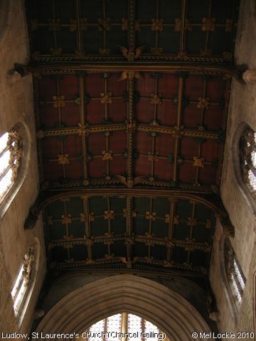 Recent Photograph of St Laurence's Church (Chancel Ceiling) (Ludlow)