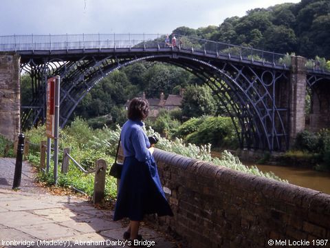 Recent Photograph of Abraham Darby's Bridge (Ironbridge)