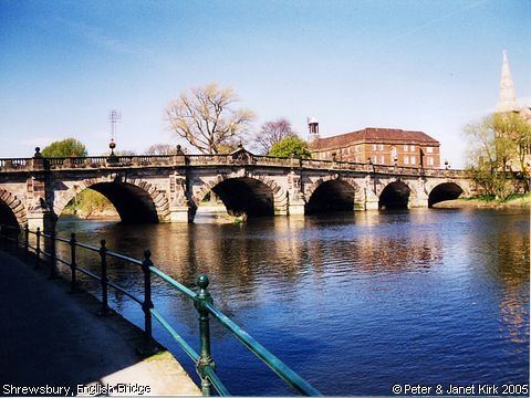 Recent Photograph of English Bridge (Shrewsbury)