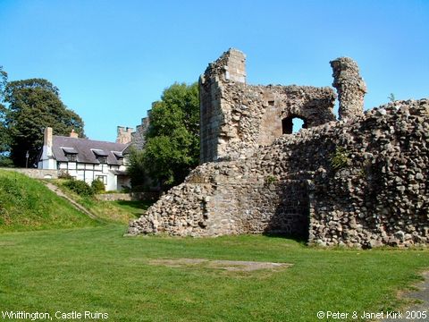 Recent Photograph of Castle Ruins (Whittington)
