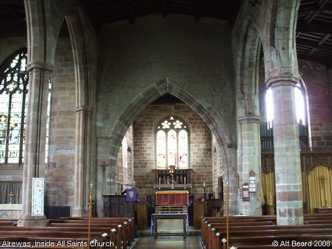 Recent Photograph of Inside All Saints Church (Alrewas)