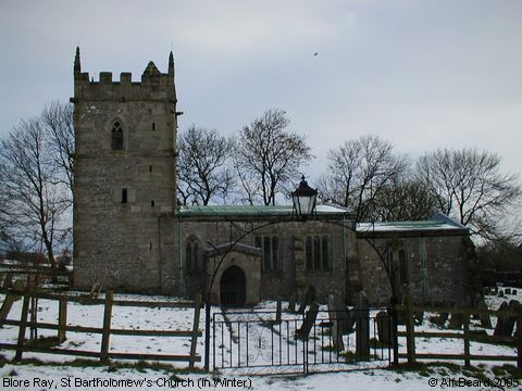 Recent Photograph of St Bartholomew's Church (in Winter) (Blore Ray)