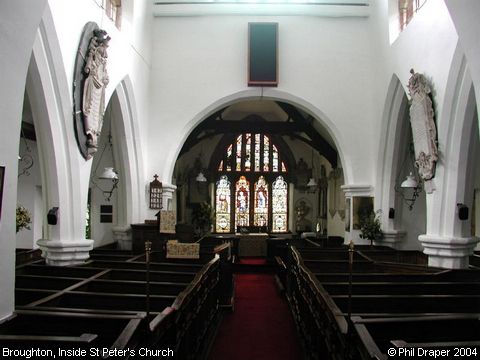 Recent Photograph of Inside St Peter's Church (Broughton)