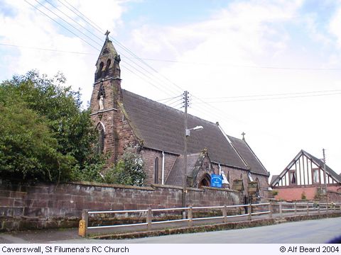 Recent Photograph of St Filumena's RC Church (Caverswall)