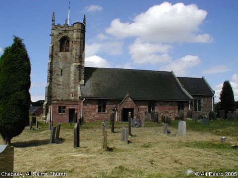 Recent Photograph of All Saints Church (Chebsey)
