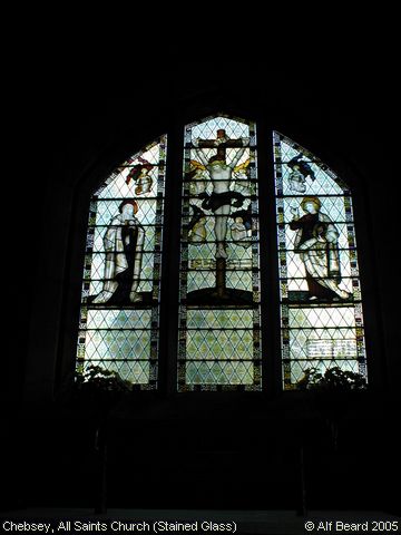 Recent Photograph of All Saints Church (Stained Glass) (Chebsey)