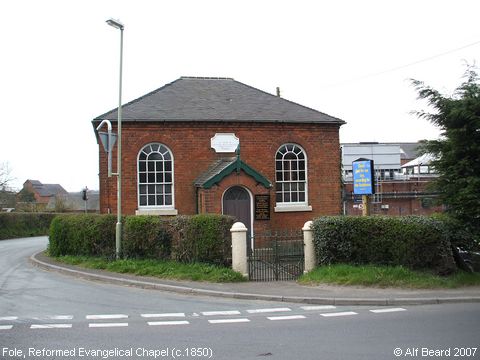 Recent Photograph of Fole Reformed Evangelical Chapel (c.1850) (Fole)