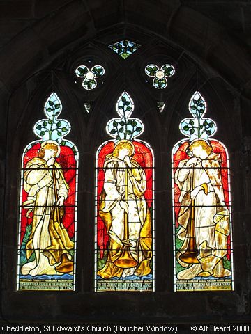 Recent Photograph of St Edward's Church (Boucher Window) (Cheddleton)