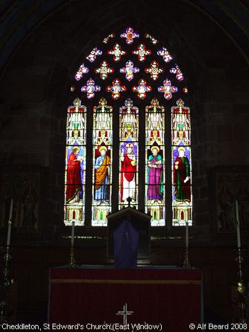 Recent Photograph of St Edward's Church (East Window) (Cheddleton)