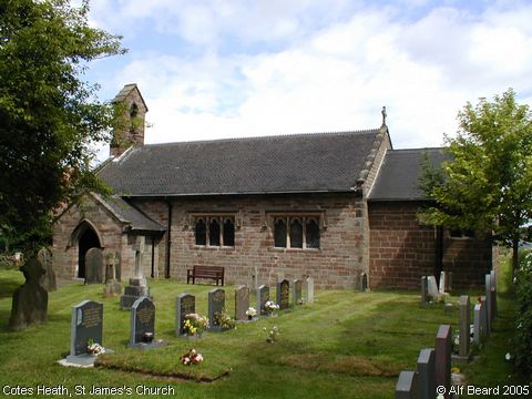 Recent Photograph of St James's Church (Cotes Heath)