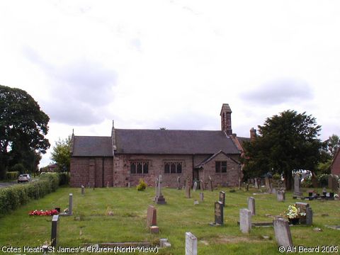 Recent Photograph of St James's Church (North View) (Cotes Heath)