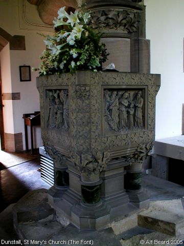Recent Photograph of St Mary's Church (The Font) (Dunstall)