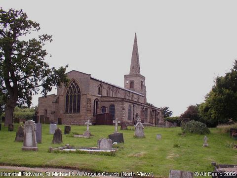 Recent Photograph of St Michael & All Angels Church (North View) (Hamstall Ridware)