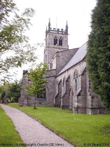 Recent Photograph of St Werburgh's Church (SE View) (Hanbury)