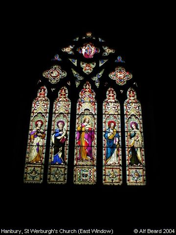 Recent Photograph of St Werburgh's Church (East Window) (Hanbury)