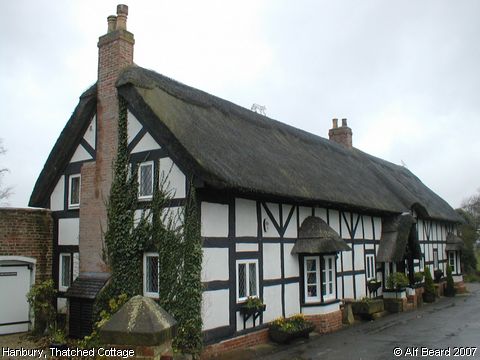 Recent Photograph of Thatched Cottage (Hanbury)