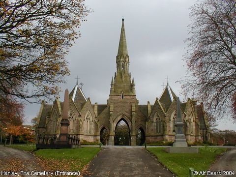 Recent Photograph of The Cemetery (Entrance) (Hanley)