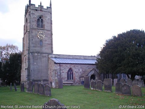 Recent Photograph of St John the Baptist's Church (Another View) (Mayfield)