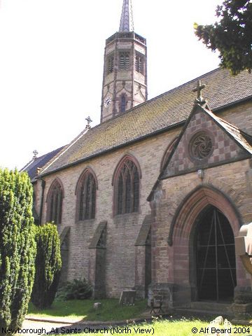 Recent Photograph of All Saints Church (North View) (Newborough)