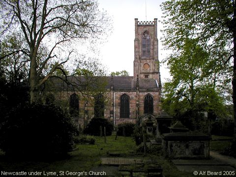 Recent Photograph of St George's Church (Newcastle under Lyme)